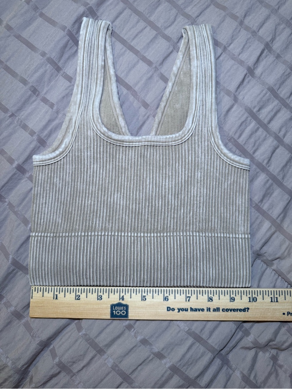 Zenana Reversible Ribbed bralette - Picture 4 of 8